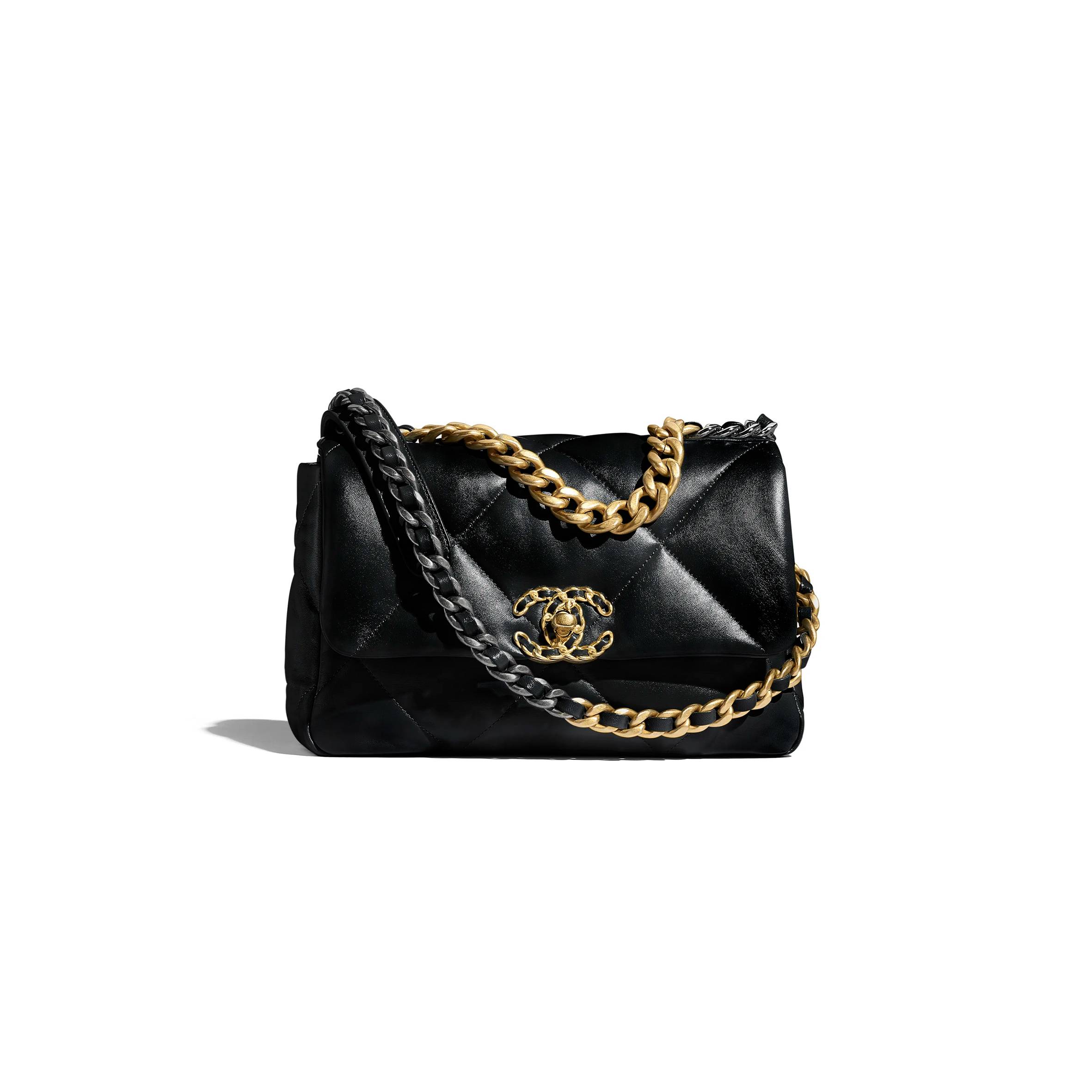 Ch*el 19 handbag gold hardware as1160 b04852 94305 (26*16*9cm)